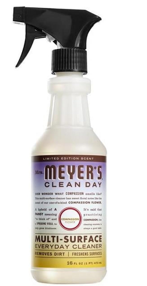 Mrs Meyers - Cleaner Multi Surface Spray Compassion Flower 16floz