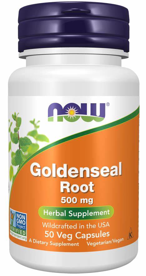 Now Vitamins - Goldenseal Root 500Mg 50 Caps 