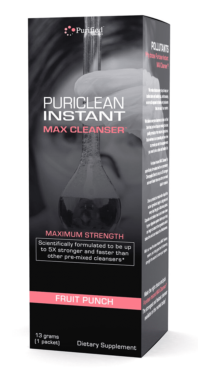 Purified - Puriclean Instant Max Cleanser Fruit Punch Flavor 13 Grams