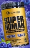 Alpha Lion Super Human Elite Pre - Workout Royal Razz 42 Servings