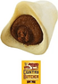 The Country Butcher Natural Dog Chews Peanut Butter Flavor Filled Beef Bone 4"inch