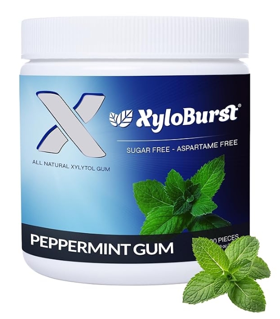 Xyloburst Peppermint Sugar Free Gum 100 ct