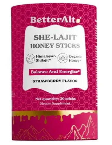 Better Alt - SHE-lajit Honey Sticks Strawberry 30 Sticks