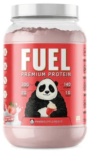 Panda Supplements - Fuel Premium Protein Strawberries and Cream 25 Servings