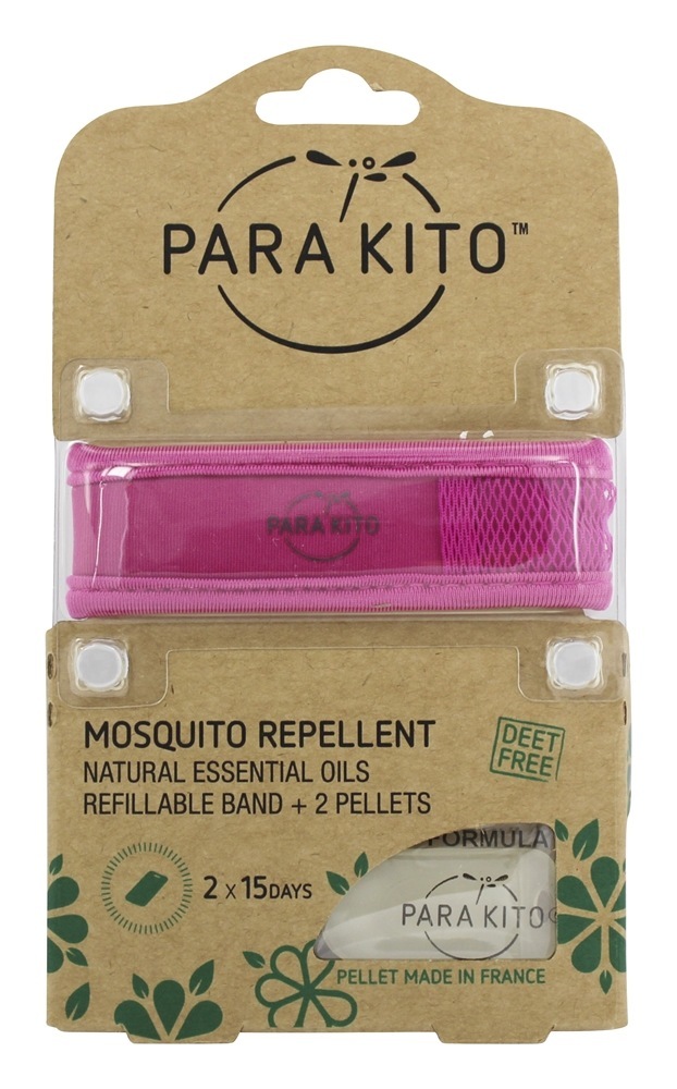 Para'Kito Mosquito Repellent Wristband Og Fuschia