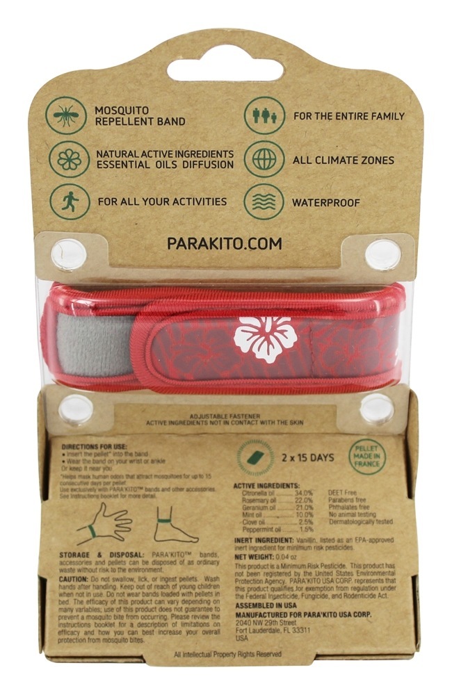 Para'Kito Mosquito Repellent Wristband Og Hawaii