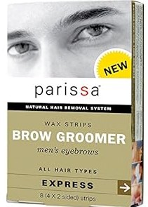 Parissa Laboratories Mens Brow Groomer Waxstrip 8Ct