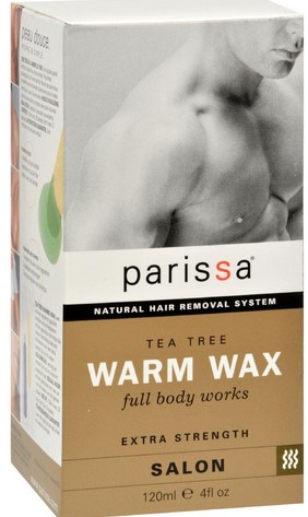 Parissa Laboratories Mens Warm Wax Tea Tree 4Oz
