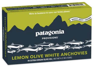 Patagonia Provisions Anchovies Spanish Lemon Olive 4.2Oz