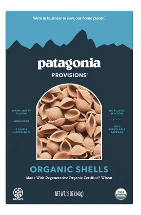 Patagonia Provisions Pasta Regenerative Organic Certified Shells 12oz