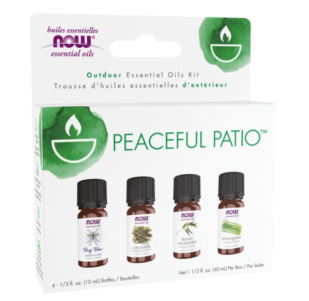 Peaceful Patio (4 Pack) Bug Bun - Citronella - Lemon Eucalyptus - Lemongrass 1 oz