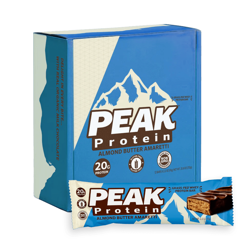 Peak Protein Protein Bar Almond Butter Amaretti  12 / 2.2Oz Bars