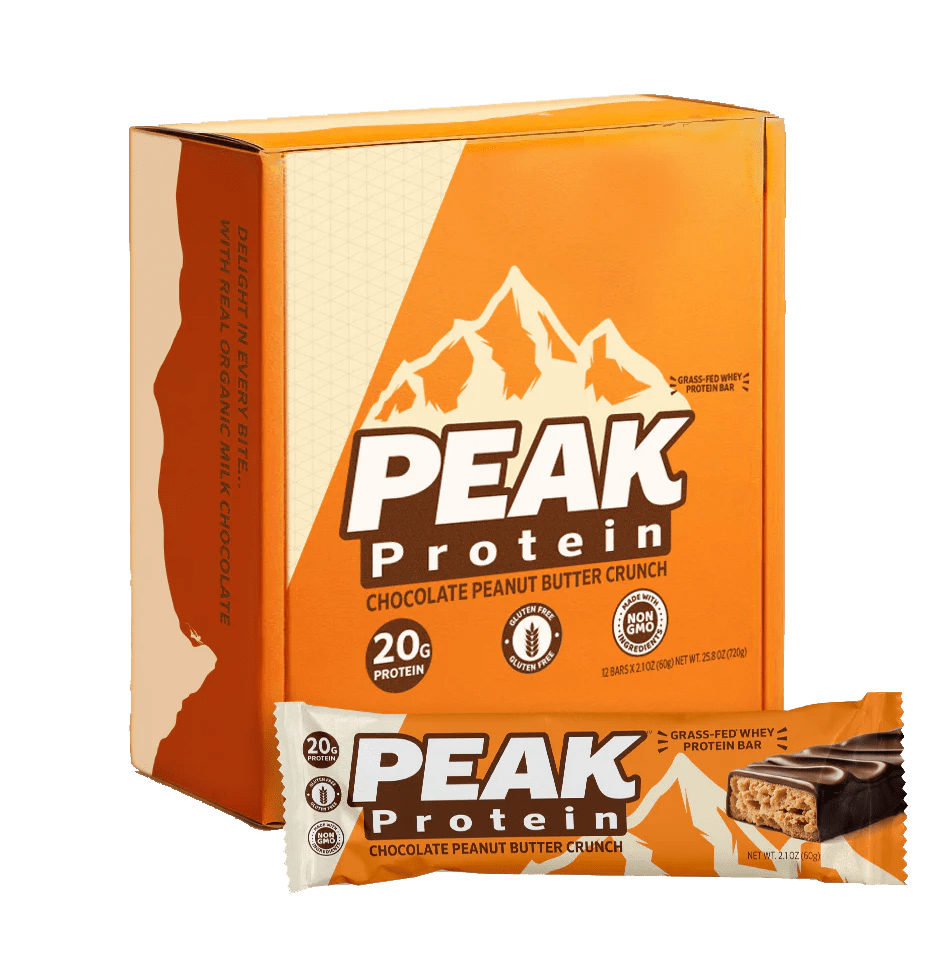 Peak Protein Protein Bar Chocolate Pb Crunch 12 / 2.1Oz Bars