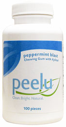 Peelu Dental Gum Peppermint 100 pc