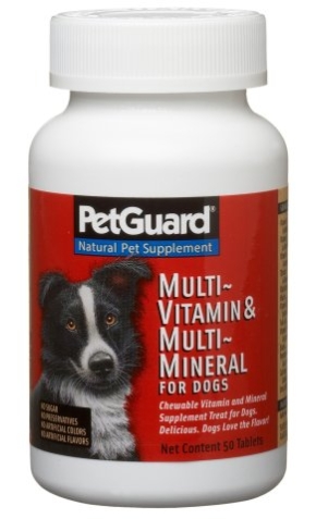 Pet Guard Multi-Vitamin/Multi-Mineral for Dogs 50 Tab