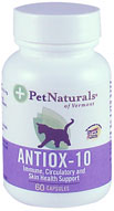Pet Naturals of Vermont Antiox for Cats 10mg 60 caps-UNAVAILABLE