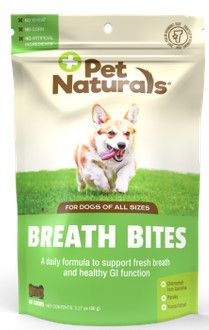 Pet Naturals of Vermont - Breath Bites for Dogs 60 chewables