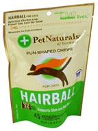 Pet Naturals of Vermont Hairball Relief 45 chews-UNAVAILABLE