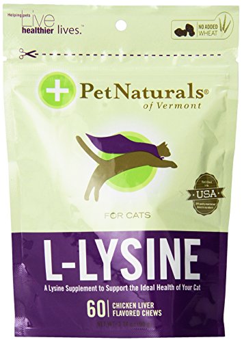 Pet Naturals Of Vermont L-Lysine Chews for Cats 60 chew