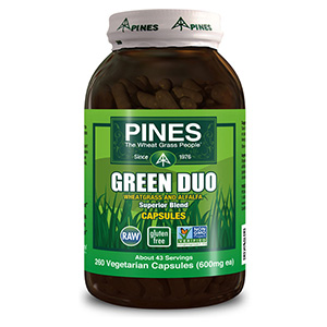 Pines Wheat Grass Green Duo 260caps-UNAVAILABLE