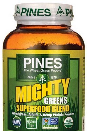 Pines Wheat Grass Mighty Greens Superfood Blend 4 oz-TEMP UNAVAILABLE