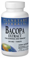 Planetary Herbals Bacopa Extract 225mg 120 tablet-TEMP OUT OF STOCK