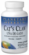 Planetary Herbals - Cat's Claw 750 mg 42 Tablets