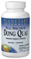 Planetary Herbals - Dong Quai Full Spectrum 550 mg 60 Capsules-OUT OF STOCK