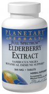 Planetary Herbals - Elderberry Extract Full Spectrum 525 mg 42 Tablets