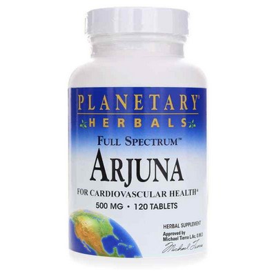 Planetary Herbals - Arjuna, Full Spectrum Ayurvedic 500 mg 120 tablet