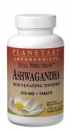 Planetary Herbals - Ashwagandha, Full Spectrum Ayurvedic 570 mg 60 tablet