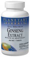 Planetary Herbals - Ginseng Extract Full Spectrum 500 mg 45 Tablets-OUT OF STOCK