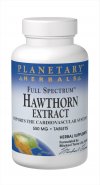 Planetary Herbals - Hawthorn Extract Full Spectrum 550 mg 60 Tablets-OUT OF STOCK