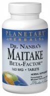 Planetary Herbals - Maitake Beta-Factor Dr. Nanba's 163 mg 120 Tablets