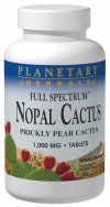 Planetary Herbals - Nopal Cactus Full Spectrum 1000 mg 120 Tablets