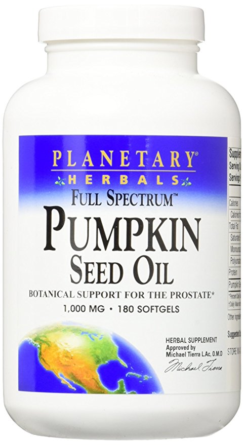 Planetary Herbals - Pumpkin Seed Oil Full Spectrum 1000 mg 180 Softgels