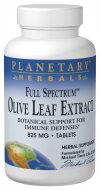 Planetary Herbals - Olive Leaf Extract Full Spectrum 825 mg 30 Tablets