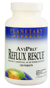 Planetary Herbals - Reflux Rescue 120 Tablets