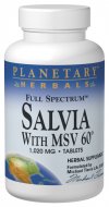 Planetary Herbals - Salvia Full Spectrum 1020 mg 60 Tablets-OUT OF STOCK