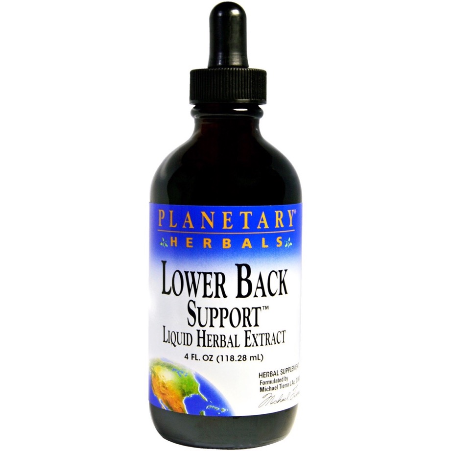 Planetary Herbals - Lower Back Support 4 fl oz-OUT OF STOCK