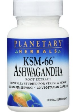 Planetary Herbals - KSM-66 Ashwagandha 600 mg 30 capvegi