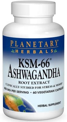 Planetary Herbals - KSM-66 Ashwagandha 600 mg 60 capvegi
