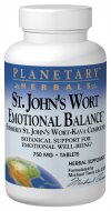 Planetary Herbals - St. John's Wort Emotional Balance 750 mg 30 Tablets