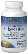 Planetary Herbals - St. John's Wort Extract Full Spectrum 600 mg 120 Tablets-OUT OF STOCK
