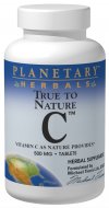 Planetary Herbals - True To Nature C 500 mg 120 Tablets