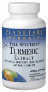 Planetary Herbals - Turmeric Extract Full Spectrum 450 mg 30 Tablets