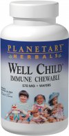 Planetary Herbals - Well Child Immune Chewable 560 mg 60 wafer