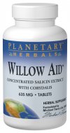Planetary Herbals - Willow Aid 635 mg 60 Tablets