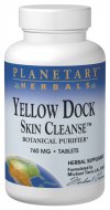 Planetary Herbals - Yellow Dock Skin Cleanse 610 mg 120 Tablets-OUT OF STOCK
