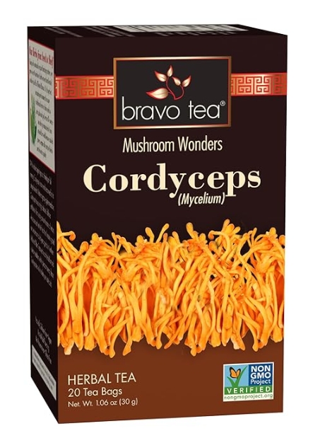 Bravo Tea Mushroom Wonders Cordyceps Tea 20 bag